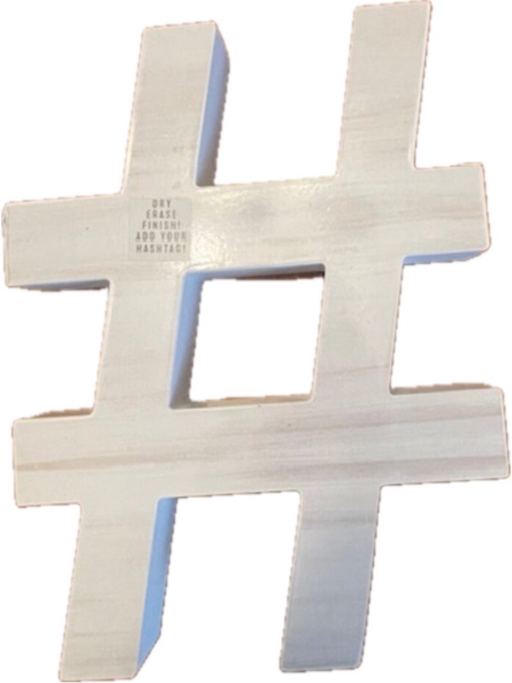 2 Dry Erase Hashtag Wedding Signs